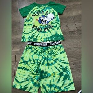 Imagine “Never Say Game Over” 2 Piece Pajama Set Size XS New